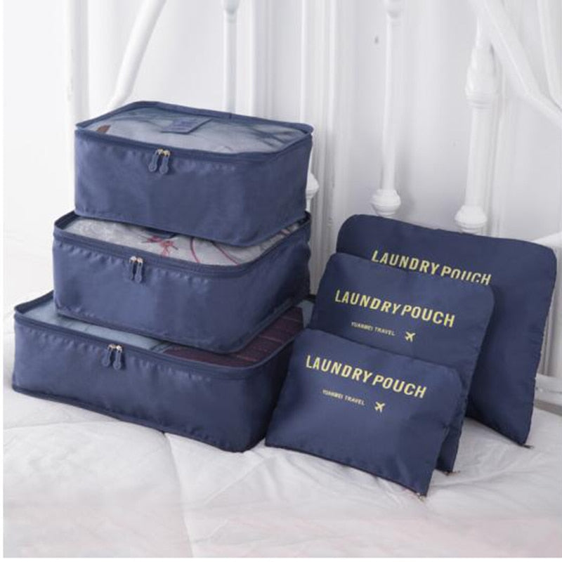 NOMIVA Travel Packing Cubes - 6-Piece Set