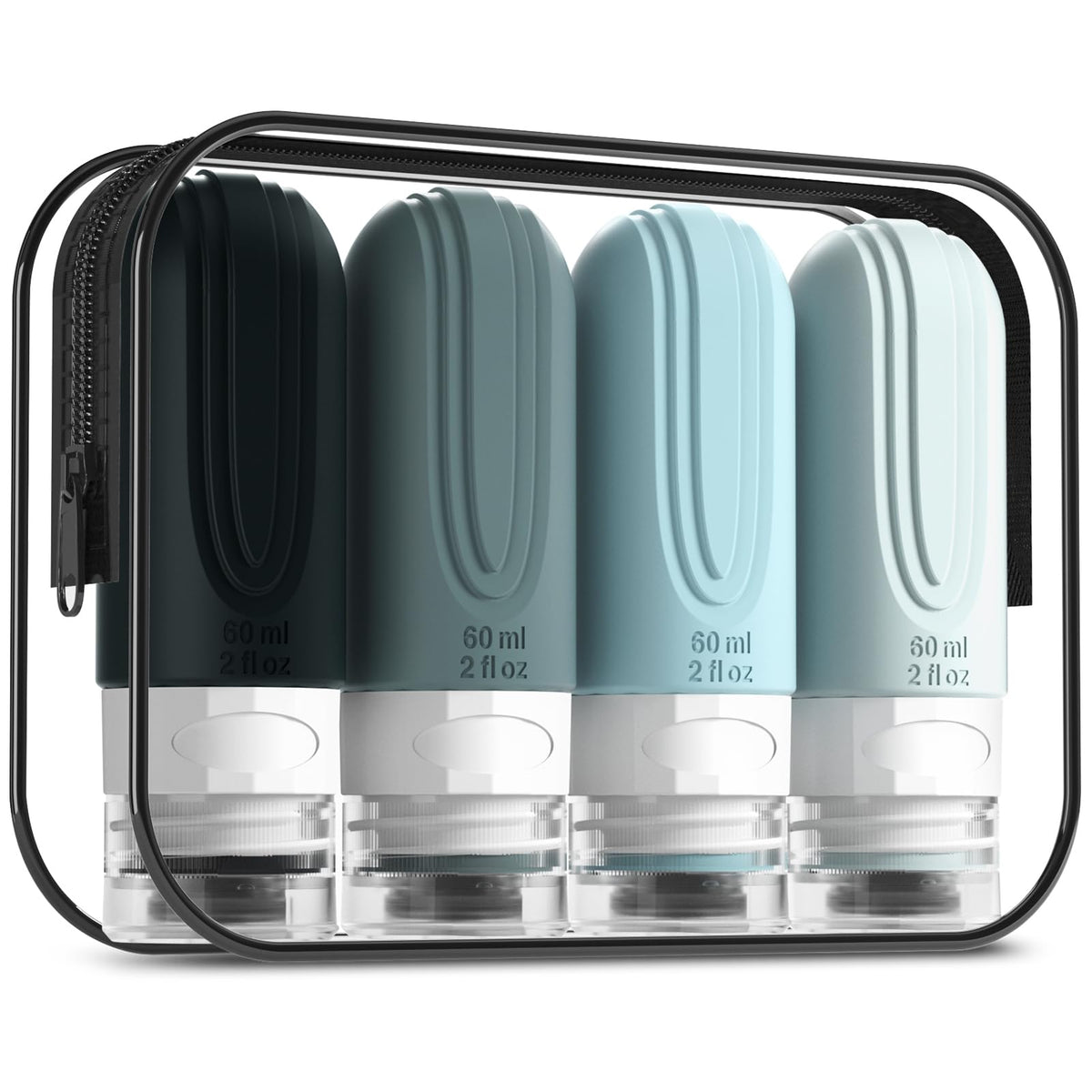 NOMIVA Travel Bottle Set - Carry-On Friendly