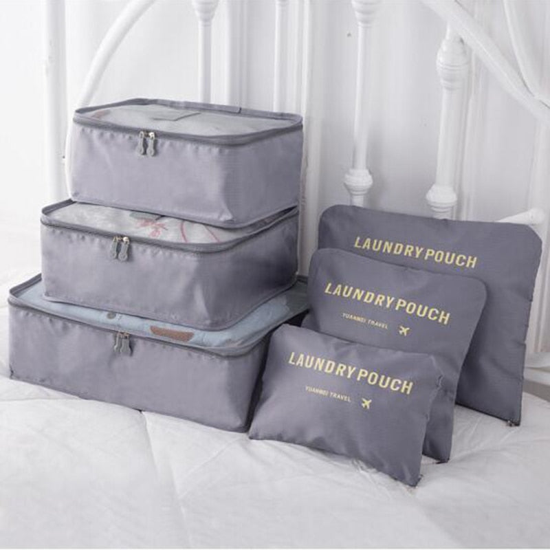 NOMIVA Travel Packing Cubes - 6-Piece Set